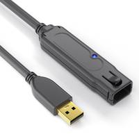 Premium Active USB 2.0 USB-A Verlängerungskabel - 6.00m, schwarz-2