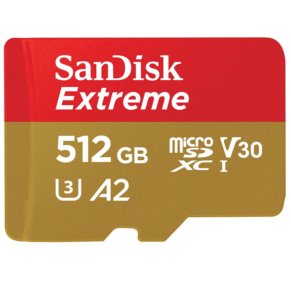 SanDsik micro-SDXC-Karte Extreme A2 512GB Class 10 UHS-I-1