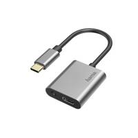 Hama USB-C zu 3.5 mm Klinke und USB-C – Audio und Laden gleichzeitig-2