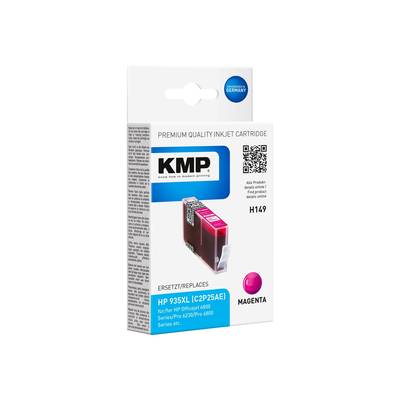 KMP H149 - 15 ml - Hohe Ergiebigkeit - Magenta - kompatibel - Tintenpatrone (Alternative zu: HP 935XL)
