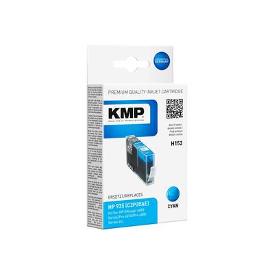 KMP H152 - 12 ml - Cyan - kompatibel - Tintenpatrone (Alternative zu: HP 935)