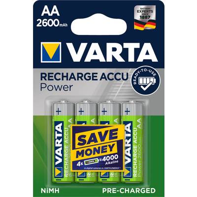 Varta Recharge Accu Power 5716 Mignon AA Akku 4er Blister-2