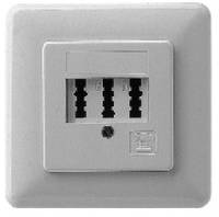 ZE-KOM 3x6 Standard - Anschlussdose, Unterputz - TAE-NFN - Pearl White - RAL 101-2