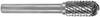 RUKO 116023 Frässtift Hartmetall Walze 12 mm Länge 65 mm Schaftdurchmesser 6 mm