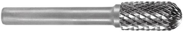 RUKO 116021 Frässtift Hartmetall Walze 8 mm Länge 60 mm Schaftdurchmesser 6 mm