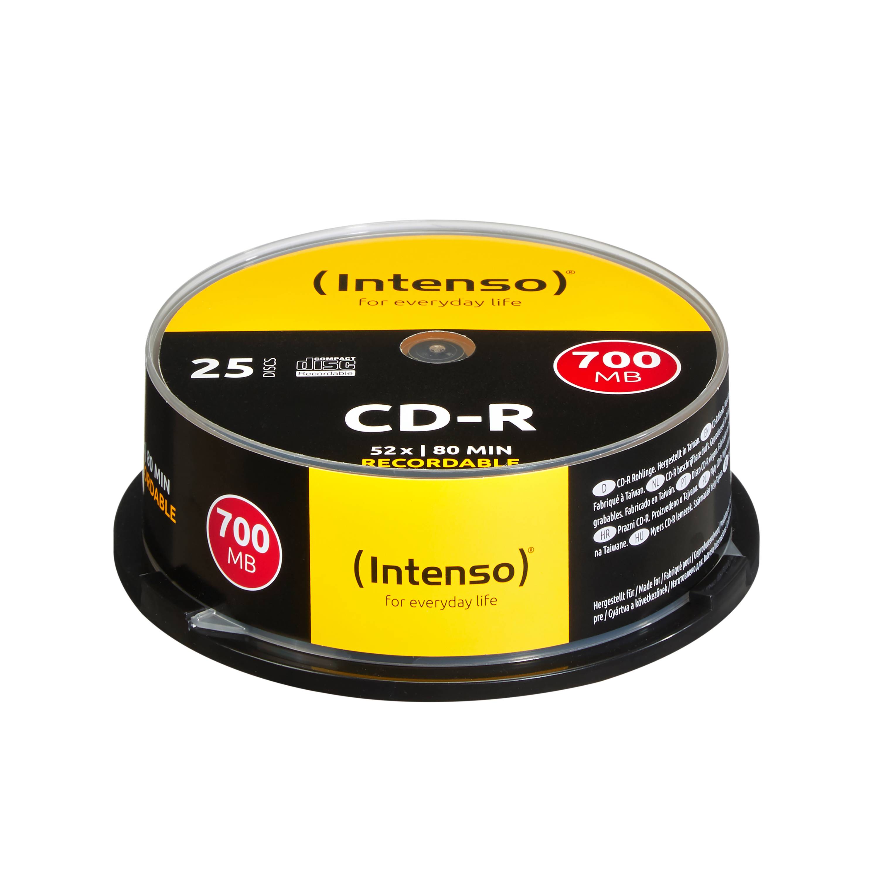 Intenso - 25 x CD-R - 700 MB (80 Min) 24x - Spindel-1