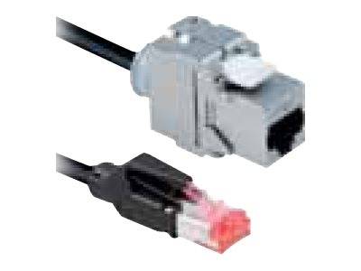 Bachmann Keystone CAT6a RJ45 Modul Patchkabel 3m Buchse/Stecker (918.033)-0