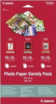 Canon Variety Pack VP-101 - 100 x 150 mm 15 Blatt Fotopapier-Kit - für PIXMA MG2-1