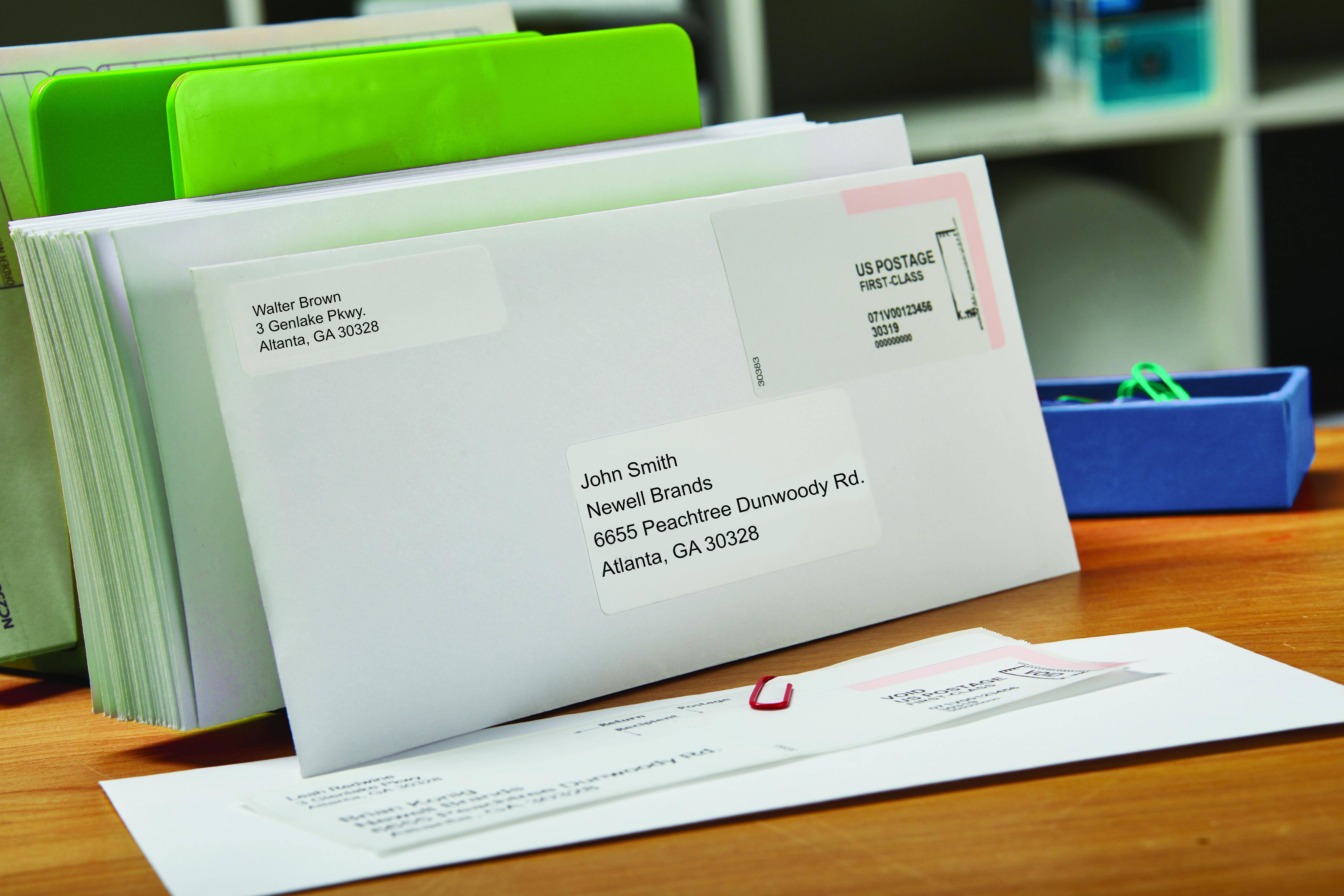 DYMO LabelWriter - Papier - permanenter Klebstoff - weiß - 36 x 89 mm 520 Etikett(en) (2 Rolle(n)-4