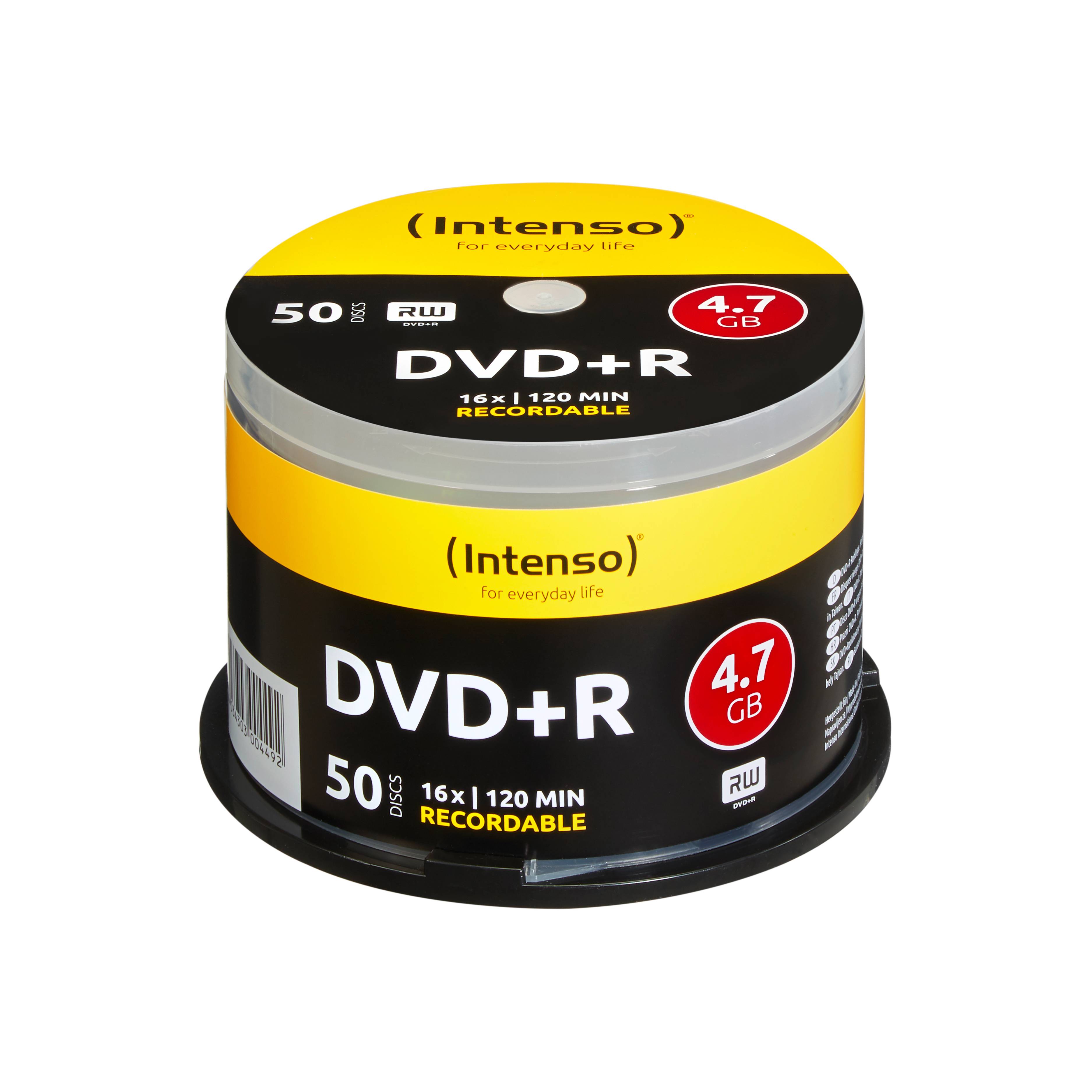 Intenso - 50 x DVD+R - 4.7 GB 16x - Spindel-1