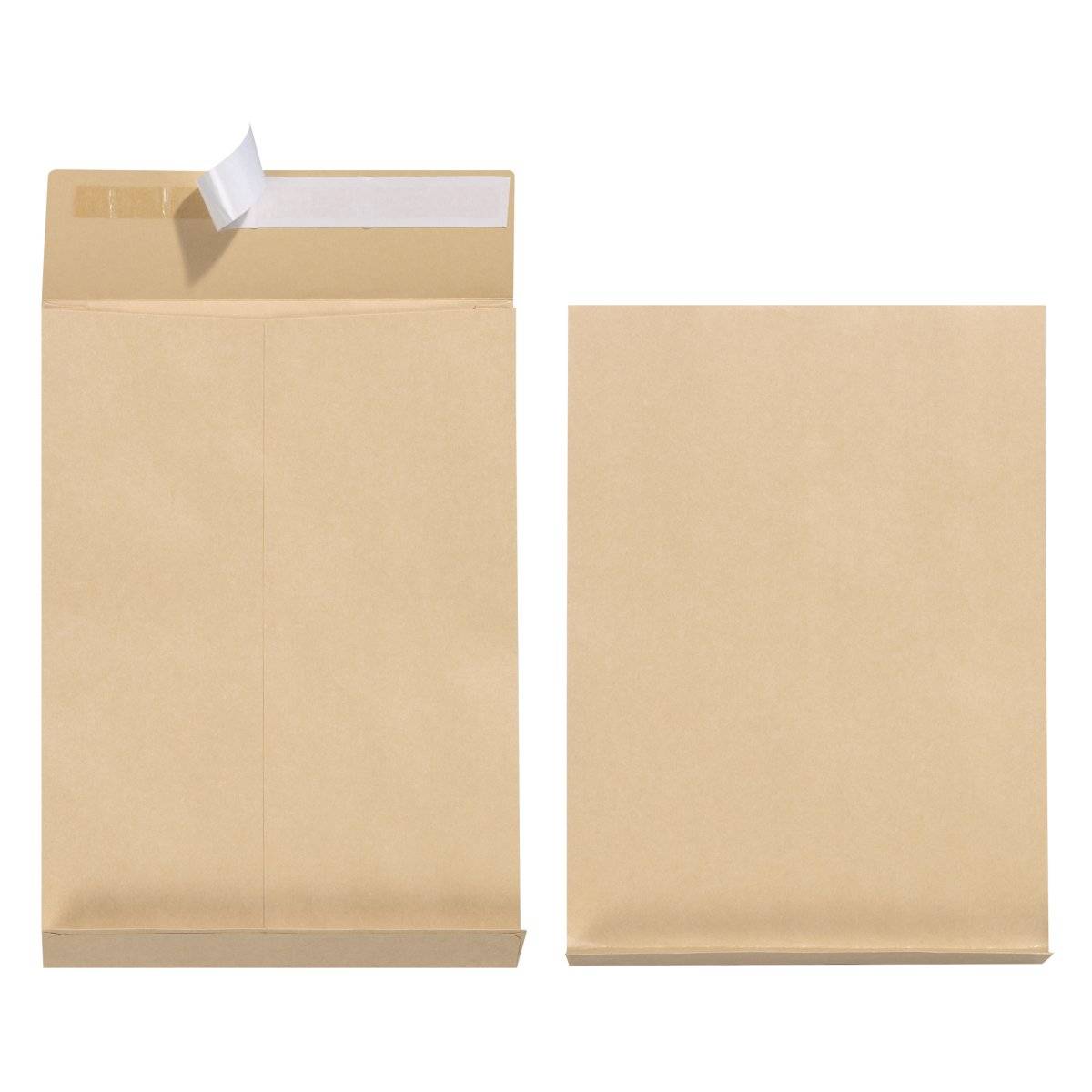 Herlitz 11290012, C4 (229 x 324 mm), Papier, Braun, 130 g/m², 229 mm, 32,4 cm-0