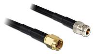 WLAN-Antennen Verlängerungskabel [1x RP-SMA-Stecker - 1x N-Buchse] 3.00 m Schwarz-2