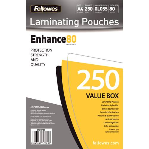 Fellowes Laminating Pouches - 80 Mikron - 250er-Pack-1