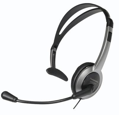 Panasonic RP-TCA 430 On Ear Headset kabelgebunden Mono Silber, Schwarz Mikrofon-Stummschaltung Telefon-1