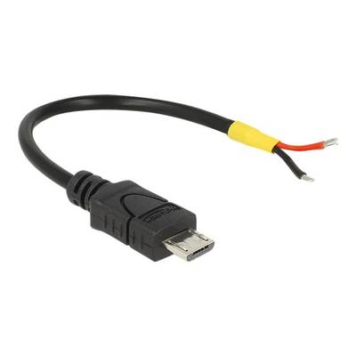 DeLOCK USB 2.0 Micro-B male > 2 x open wires - Stromkabel - Mikro-USB Typ B (nur Strom)