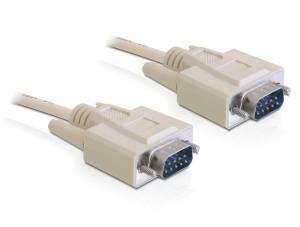 Delock - Kabel seriell - DB-9 (M) zu DB-9 (M)-1