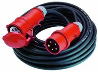 BACHMANN Extension 5G1,5mm² schwarz, H07RN-F CEE 16A rot 400V, 25 m-2