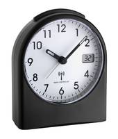 TFA - Wecker - Quarz - Schreibtisch - Schwarz-2