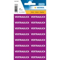 HERMA Textetiketten "VERTRAULICH", 12 x 40 mm, lila / weiß (6501134)-1