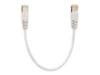 Rutenbeck 21500050 RJ45 Patchkabel CAT 6a S/FTP 5.00 m Grau Geschirmt 1 St.
