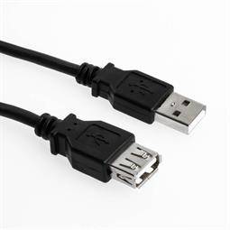 Sharkoon Kabel USB 2.0 Verlängerung 0,5m schwarz Multimedia-Technik USB-Kabel-0