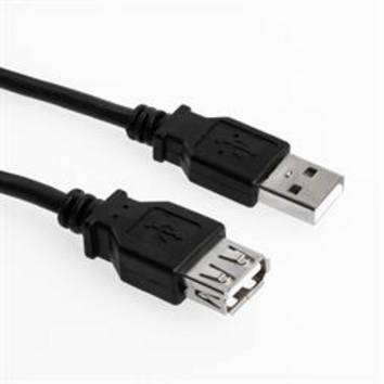 Sharkoon Kabel USB 2.0 Verlängerung 0,5m schwarz Multimedia-Technik USB-Kabel