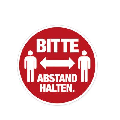 HERMA 12921, Rot, Weiß, Rund, Entfernbar, Matte, 20 cm, 5 Stück(e)-0