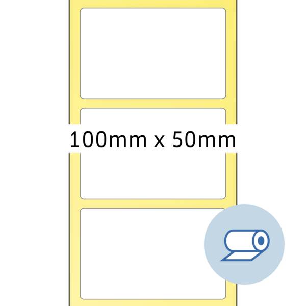 Rollenetikett Thermo 100x50mm ws 2.000St - Artikel: 129210801
