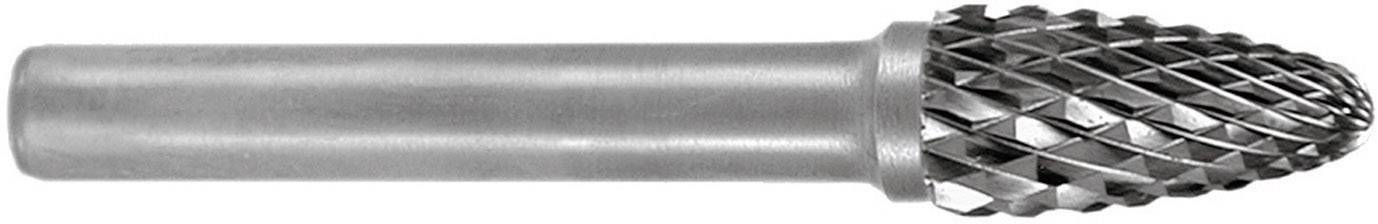 RUKO HM Frässtift Form F Rundbogen (RBF) RUKO 116030 Kugel-Durchmesser 6 mm Hartmetall Schaft-Ø 6 mm