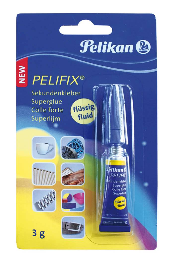 Pelikan PELIFIX Superglue fluid, Blau, 3 g-0