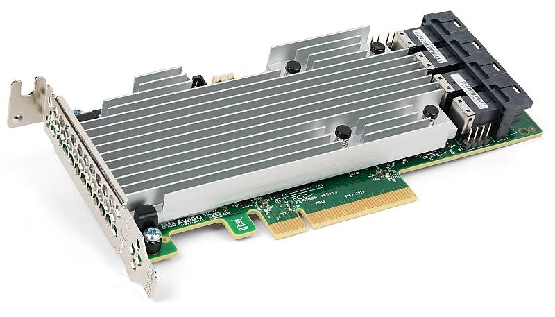 Broadcom MegaRAID SAS 9361-16i - Speichercontroller (RAID) - 16 Sender/Kanal - SATA / SAS 12Gb/s - Low-Profile - RAID 0,-3
