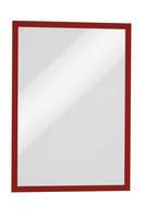 DURABLE DURAFRAME MAGNETIC - Dokumentenhalterung - für A3 - magnetisch - Rot (Packung mit 5)-2