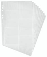 DURABLE VISIFIX - Visitenkartenseite - für 54 x 90 mm - Kapazität: 20 Karten - durchsichtig (Packung mit 10)-2