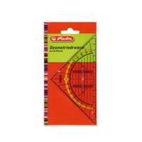 Herlitz 10412310, 45° Dreieck, Kunststoff, Transparent, 1 Stück(e)-1