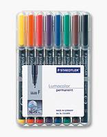 STAEDTLER Lumocolor 318 - Filzstift - permanent - für Overhead-Projektor-Folien - gemischte Farben - 0.6 mm - fein (Pack-1