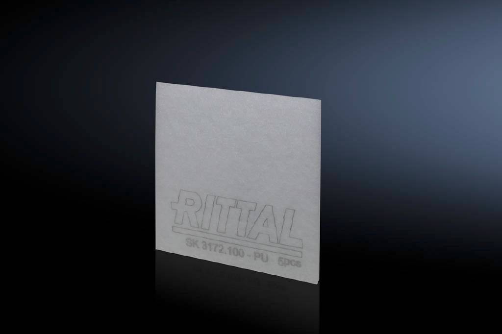 Rittal Lüfterfilter Typ Filtermatte für 224 x 224mm Lüfter, 221 x 221mm,  17mm, Chemiefaser kaufen