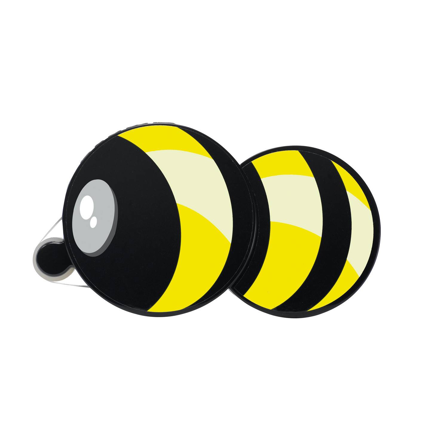 HERMA Klebebiene, Bienenoptik, ablösbar, 15 m, Schwarz, Gelb-0