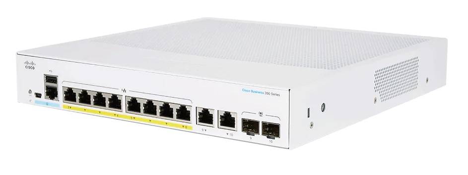 Cisco Business 250 Series CBS250-8FP-E-2G - Switch - L3 - Smart - 8 x 10/100/1000 (PoE+)-2