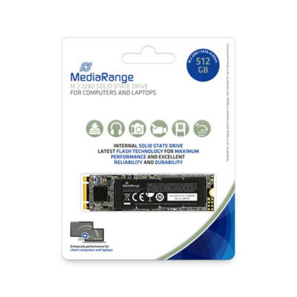MediaRange MR1023, 512 GB, M.2, 535 MB/s, 6 Gbit/s