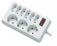 REV RITTER - REV socket line, 9-fold, 1,4m, 1,4 m, 250 V, Weiß, 190 x 40 x 98 mm-2