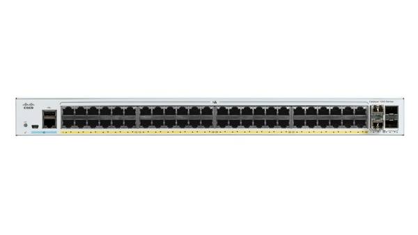 Cisco Catalyst 1000-48FP-4X-L - Switch - managed - 48 x 10/100/1000 (PoE+)-2