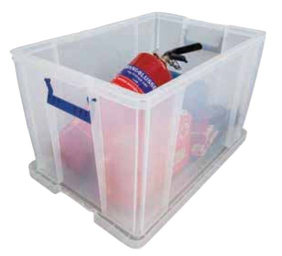 Fellowes ProStore, Kunststoff, Transparent, 85 l, 390 mm, 660 mm, 440 mm-0