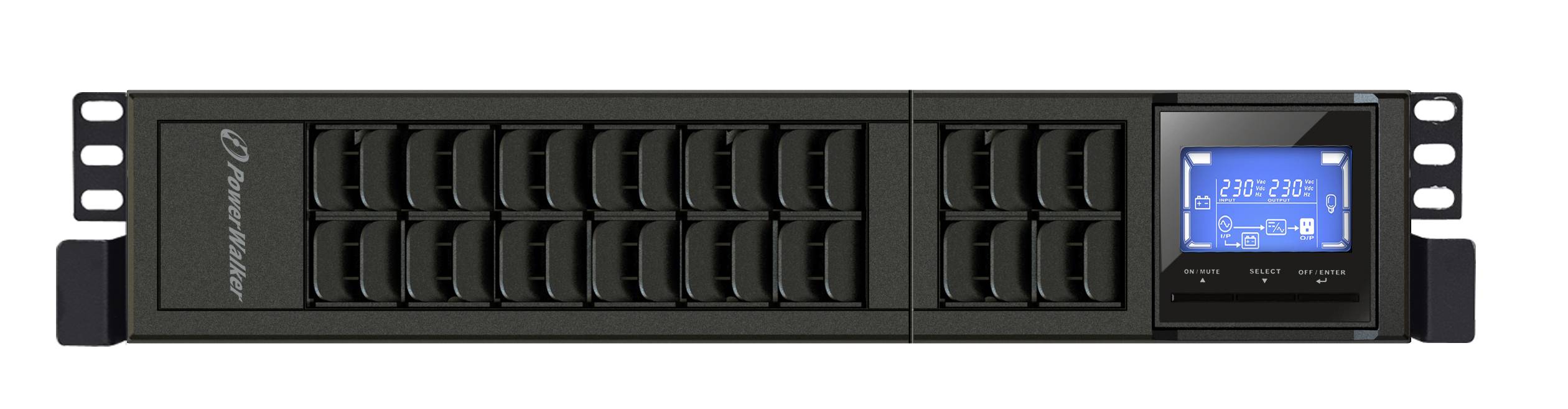 BLUEWALKER - PowerWalker VFI 3000 CRM LCD - USV (in Rack montierbar/extern) - AC 110-300 V - 2400 Watt - 3000 VA - 9 Ah-1