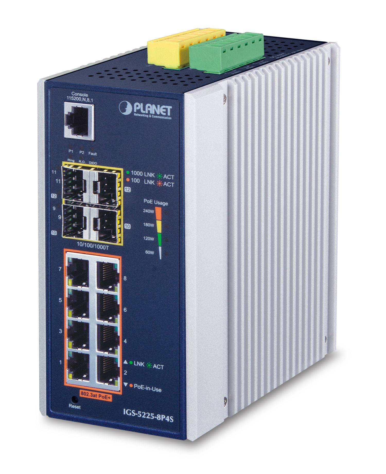 PLANET IGS-5225-8P4S - Switch - L2+ - managed - 8 x 10/100/1000 (PoE+)-2