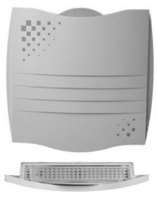 ZE-KOM - ZE Kommunikationstechnik Flash Bell, Grau, 230 V