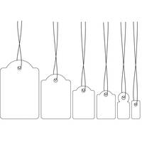 HERMA Strung marking tags - Weiß - 18 x 28 mm-1