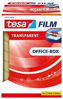 Tesafilm - Büro-Klebeband - 19 mm x 66 m - Polypropylenfolie - transparent (Packung mit 8)-1