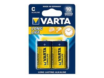 VARTA Batterien Longlife Baby C Blister 2 04114110412-0