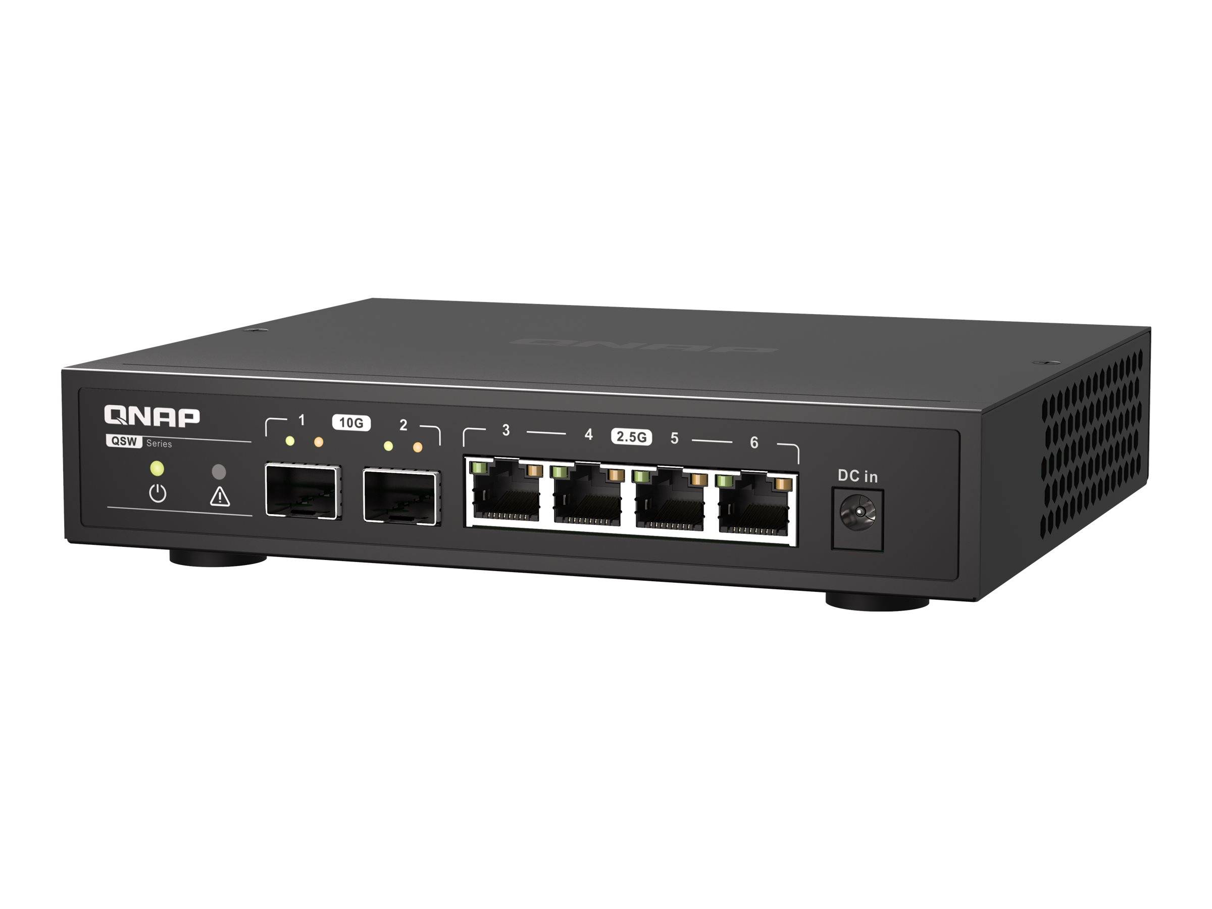 QNAP QSW-2104-2S - Switch - unmanaged - 2 x 10 Gigabit SFP+ + 4 x 2.5GBase-T-1