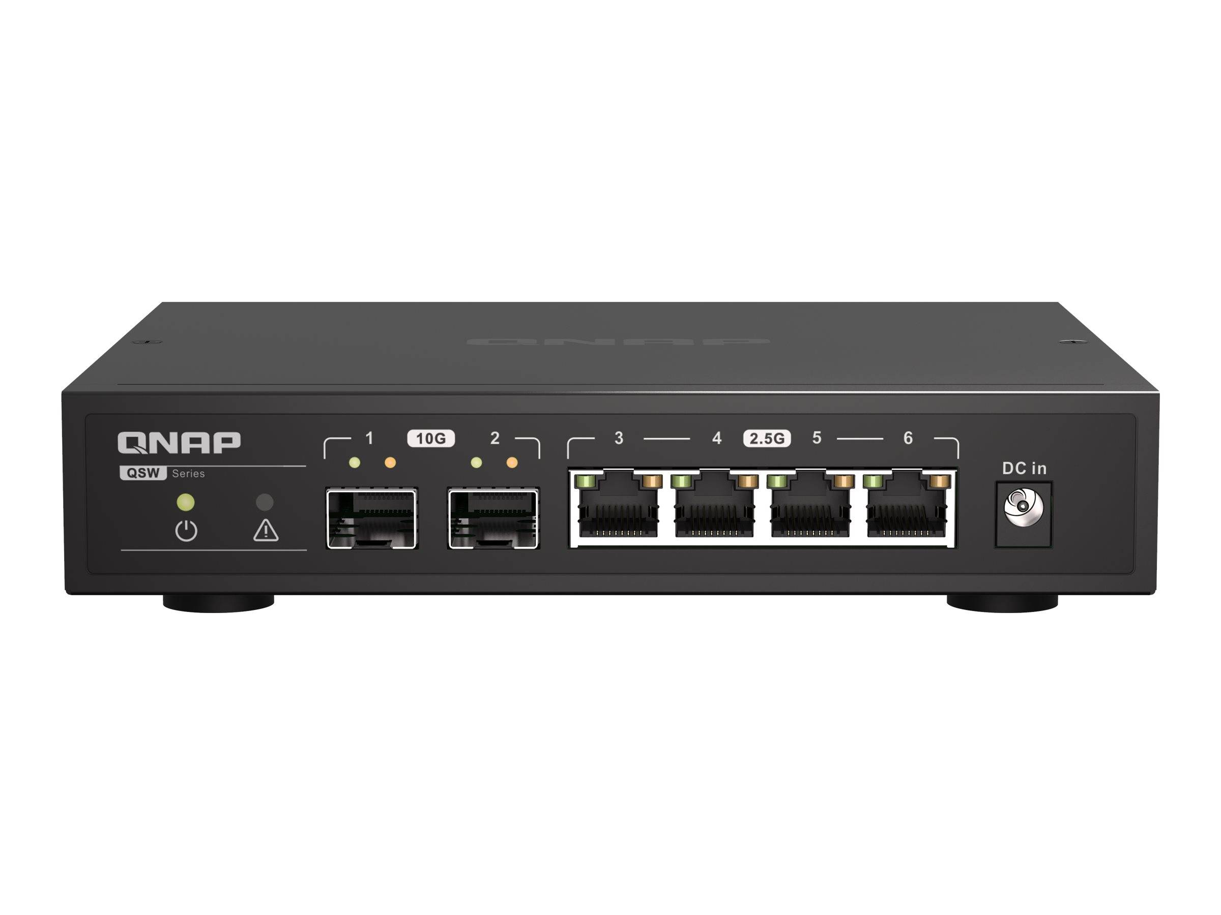 QNAP QSW-2104-2S - Switch - unmanaged - 2 x 10 Gigabit SFP+ + 4 x 2.5GBase-T-2